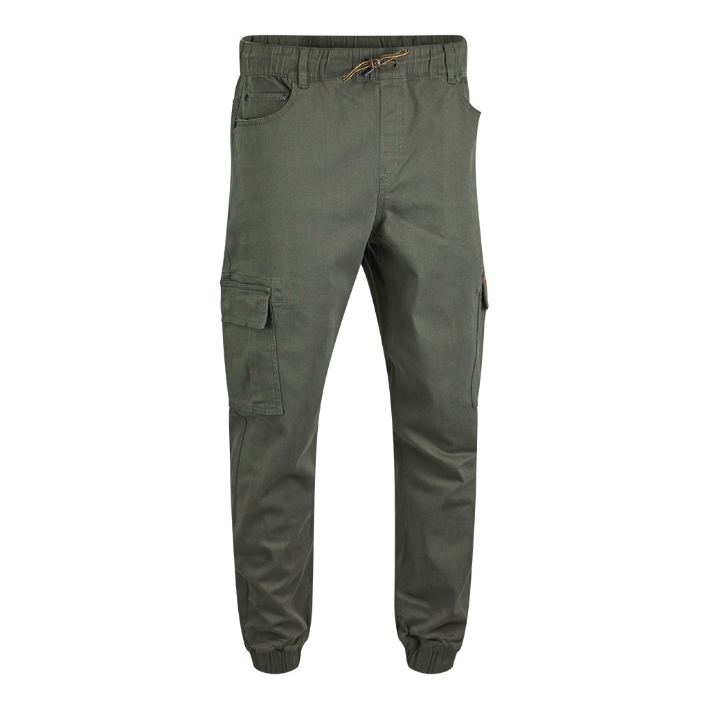 Pantalon cargo en sergé